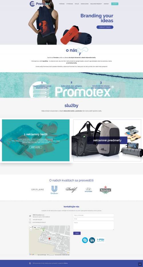 Portfólio | Tvorba web stránok - Promotex